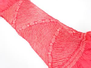 正絹　絞り　帯揚げ